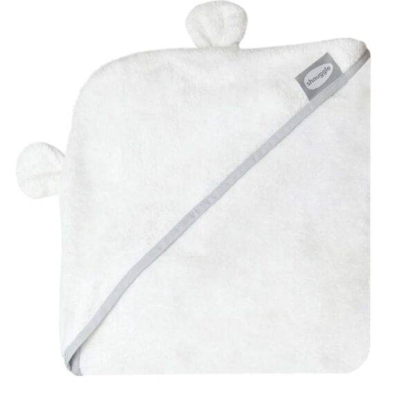SHNUGGLE hooded towel, White, 85 x 85 cm