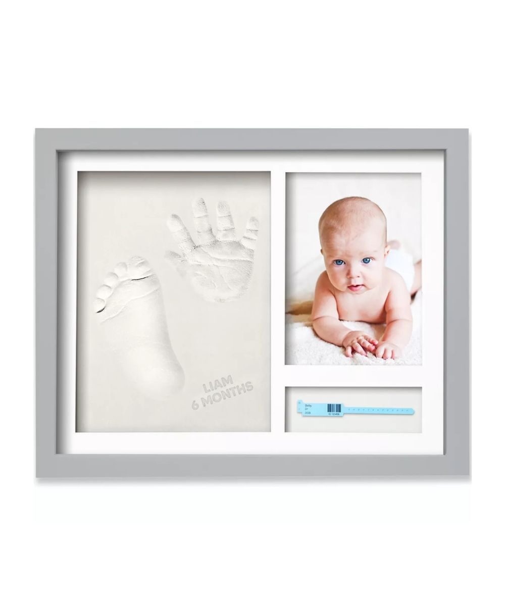 KEABABIES Noel frame with baby prints, Cloud Grey