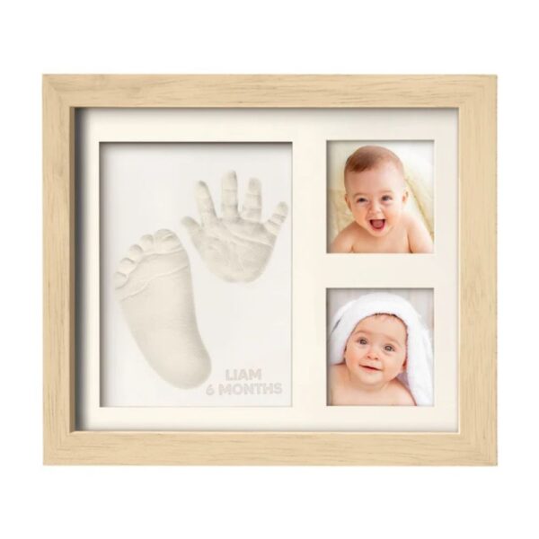KEABABIES frame with baby stamps, Ash Wood