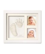 KEABABIES frame with baby imprint, Alpine White