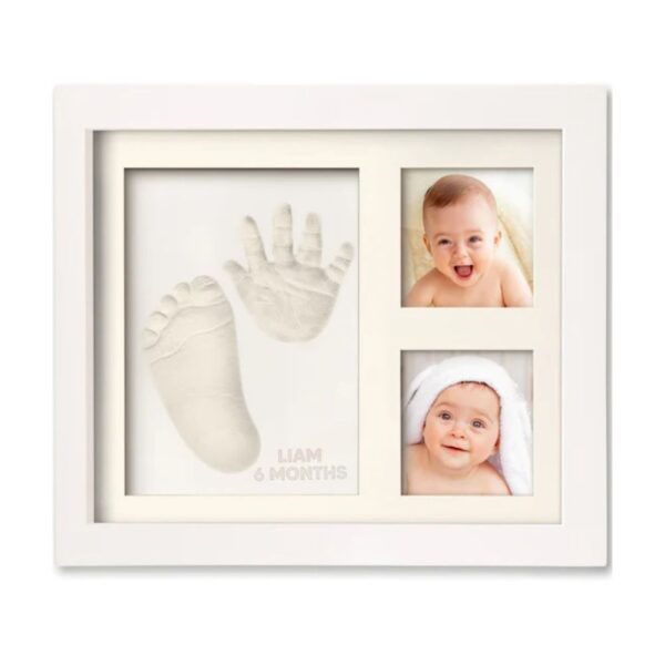 KEABABIES frame with baby imprint, Alpine White