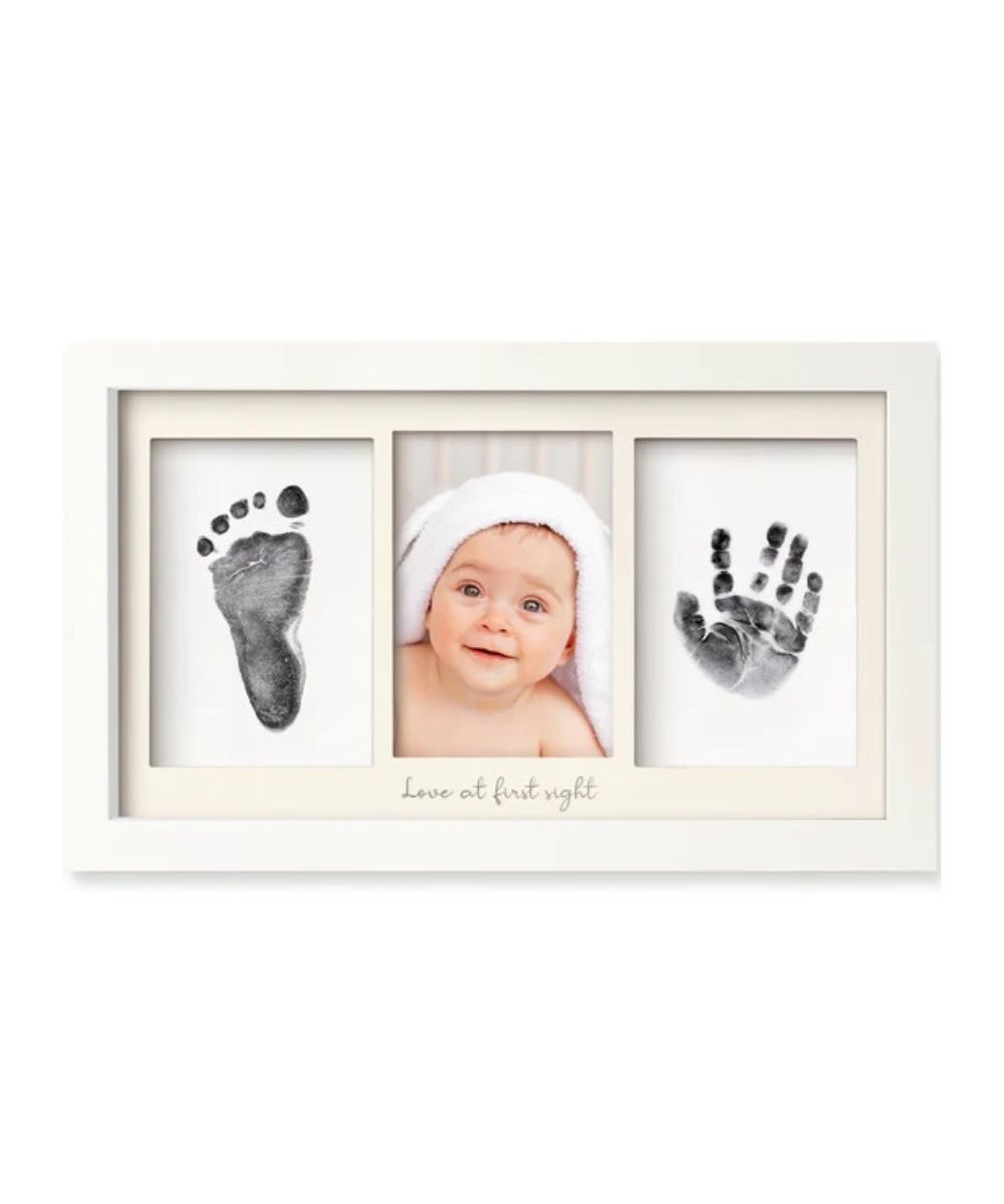 KEABABIES Duo frame with baby stamps, Alpine White