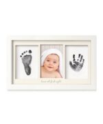 KEABABIES Duo frame with baby stamps, Alpine White