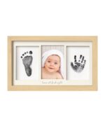KEABABIES Duo frame with baby stamps, Ash Wood