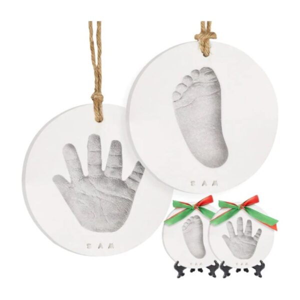 KEABABIES Baby Stamp Set, Silver Paint