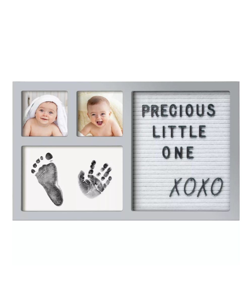 KEABABIES frame with baby stamps, Cloud Grey