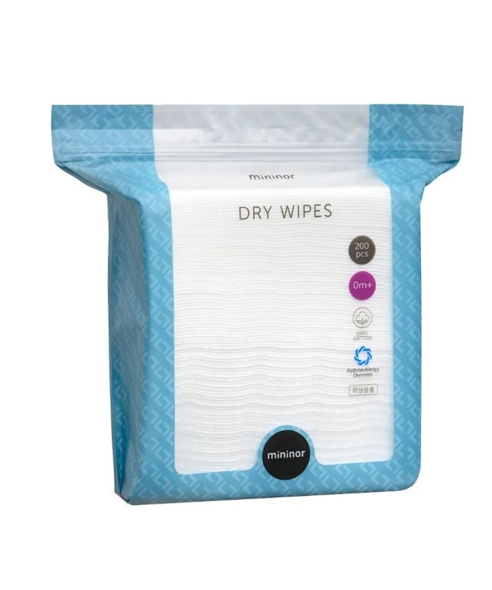 MININOR dry wipes, 200 pcs.
