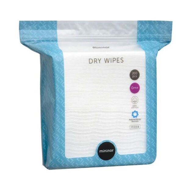 MININOR dry wipes, 200 pcs.