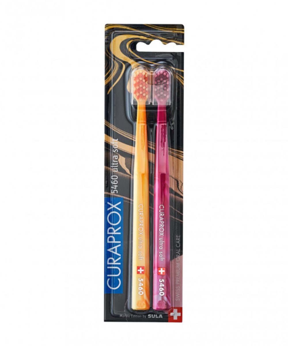 CURAPROX limited edition toothbrush set, "Marble",