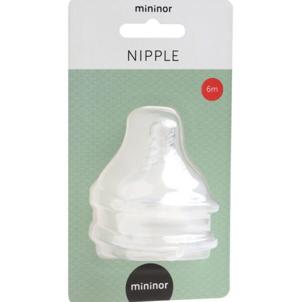 MININOR wide neck pacifier, from 6 months