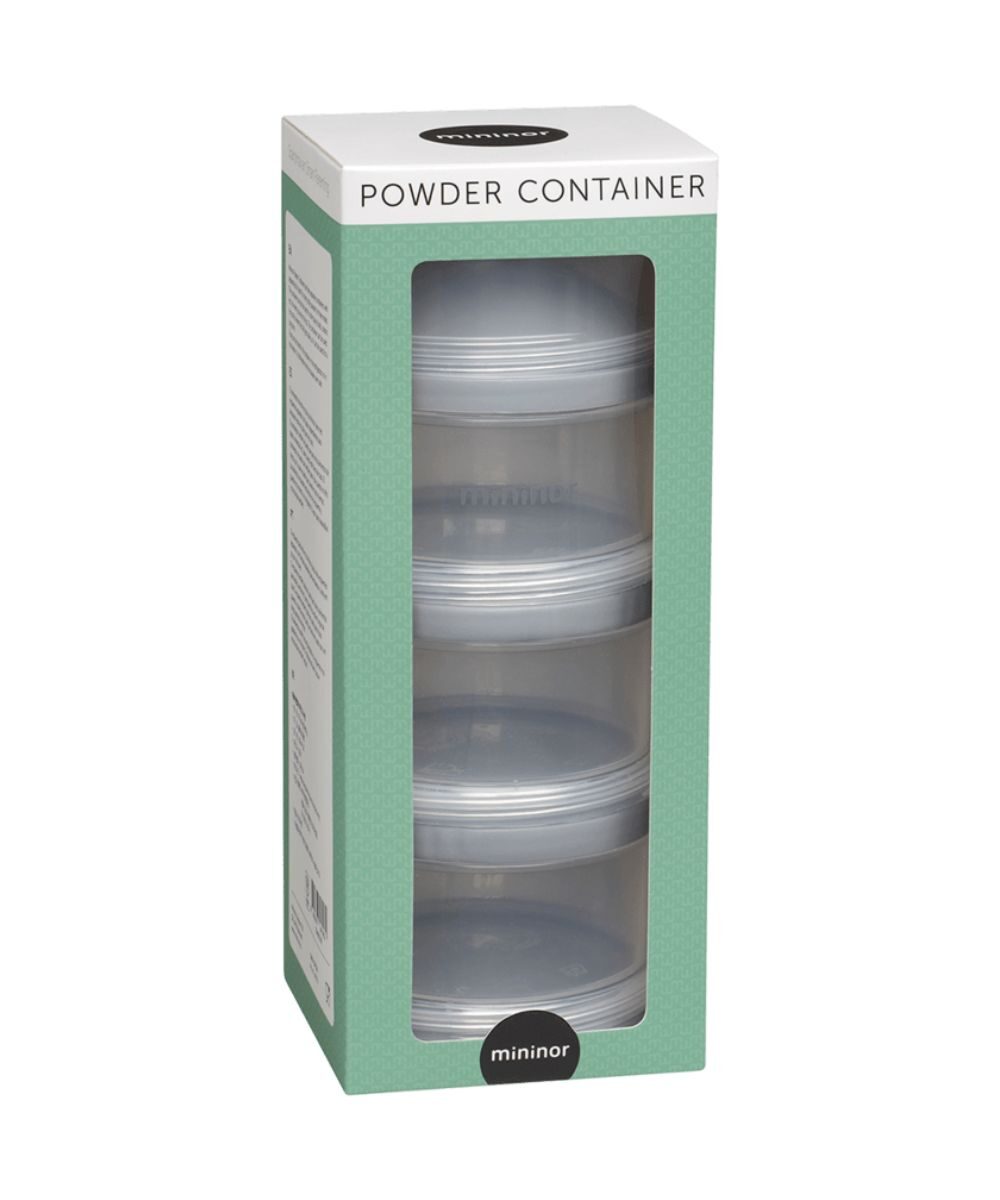 MININOR container with compartments for dry milk formula