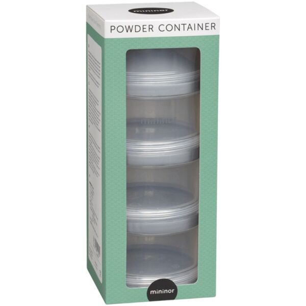 MININOR container with compartments for dry milk formula