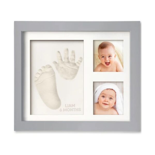 KEABABIES frame with baby prints, Cloud Grey
