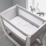 SHNUGGLE Air Crib baby bedding set, Grey, 90 x 70 cm,