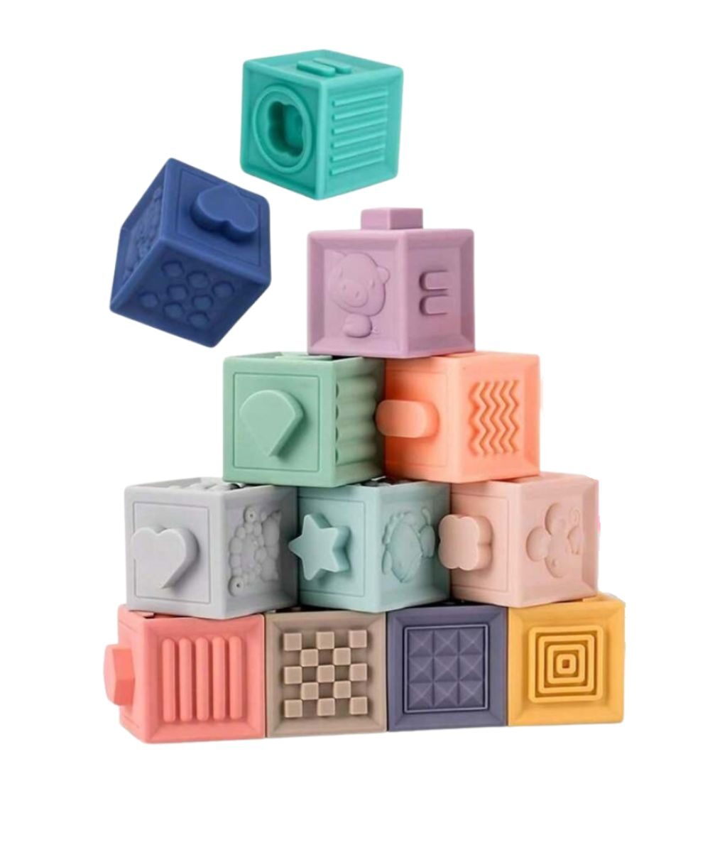 Soft sensory blocks, Multicolour, 1 pcs.