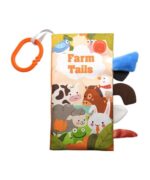 Soft activity book, Farm Tails, 1 pc.