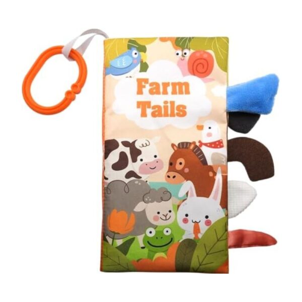 Soft activity book, Farm Tails, 1 pc.