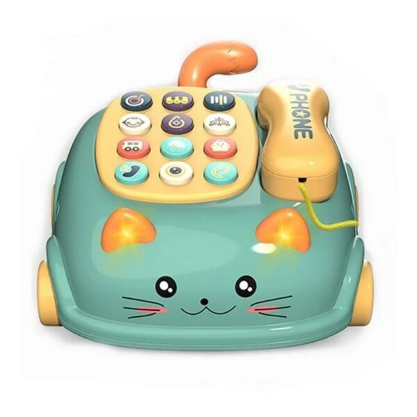Toy phone, Green, 1 pc.