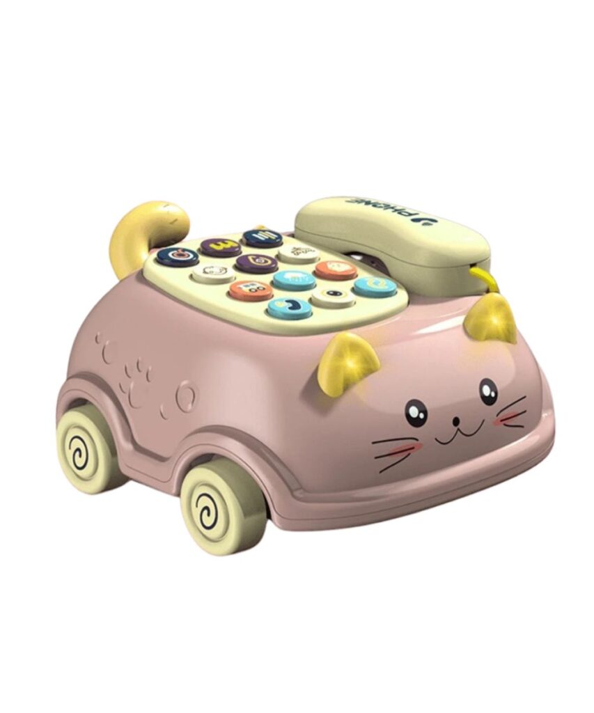 Toy phone, Pink, 1 pc.